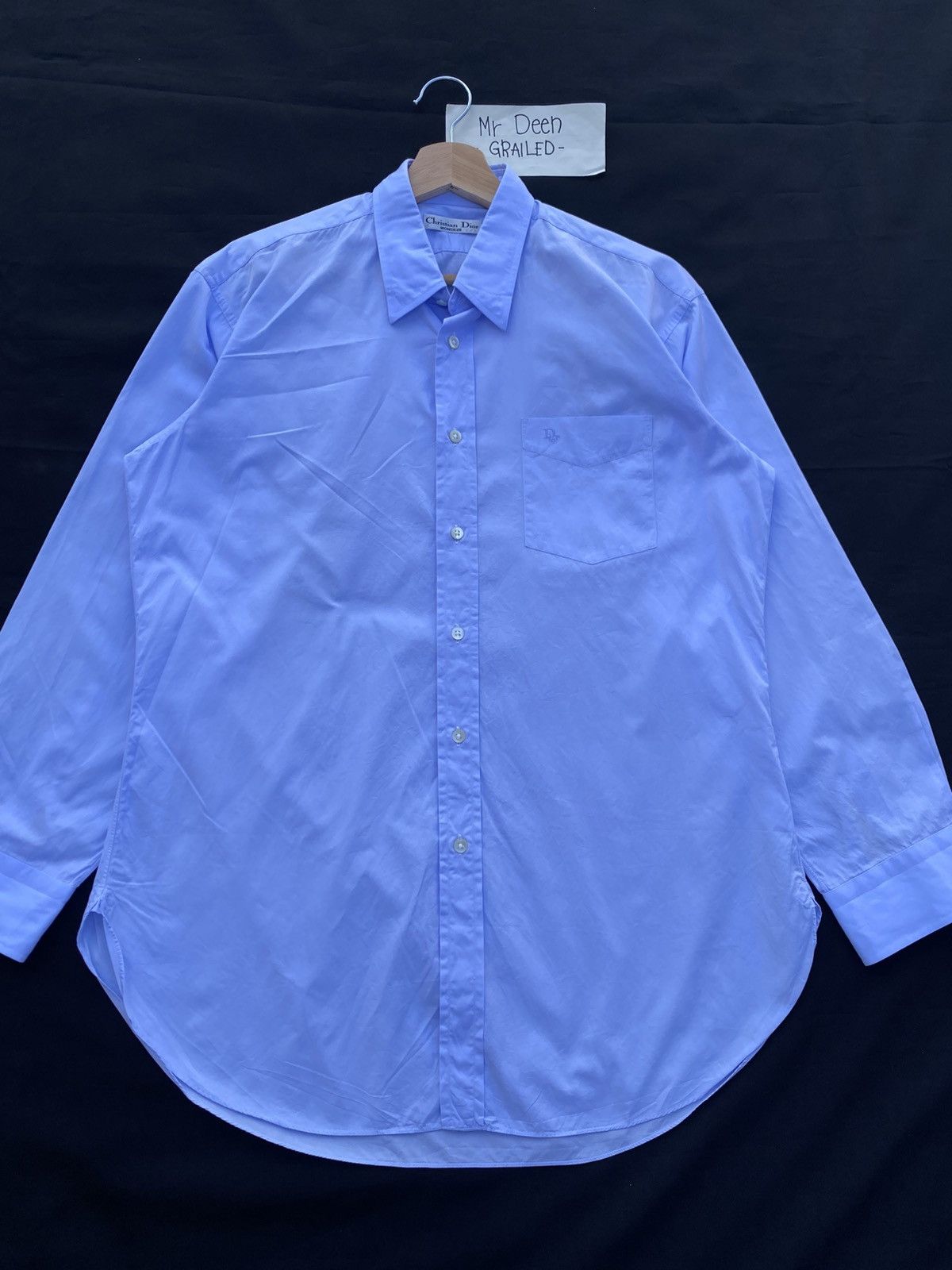 Christian Dior Monsieur Rare Vintage 90s Christian Dior Longsleeve Buttons Shirt Size US L / EU 52-54 / 3 - 4 Thumbnail