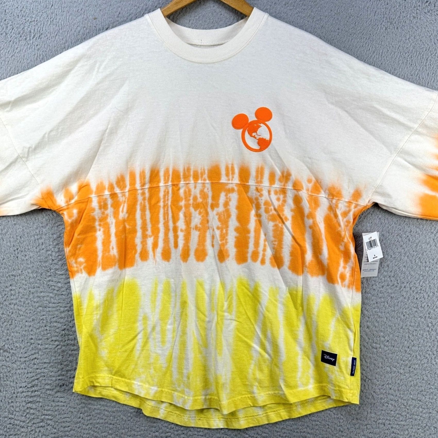 Disney VINTAGE Disney Halloween Spirit Jersey Sweatshirt Womens Medium Orange Mickey Friends NEW Size M / US 6-8 / IT 42-44 - 3 Thumbnail
