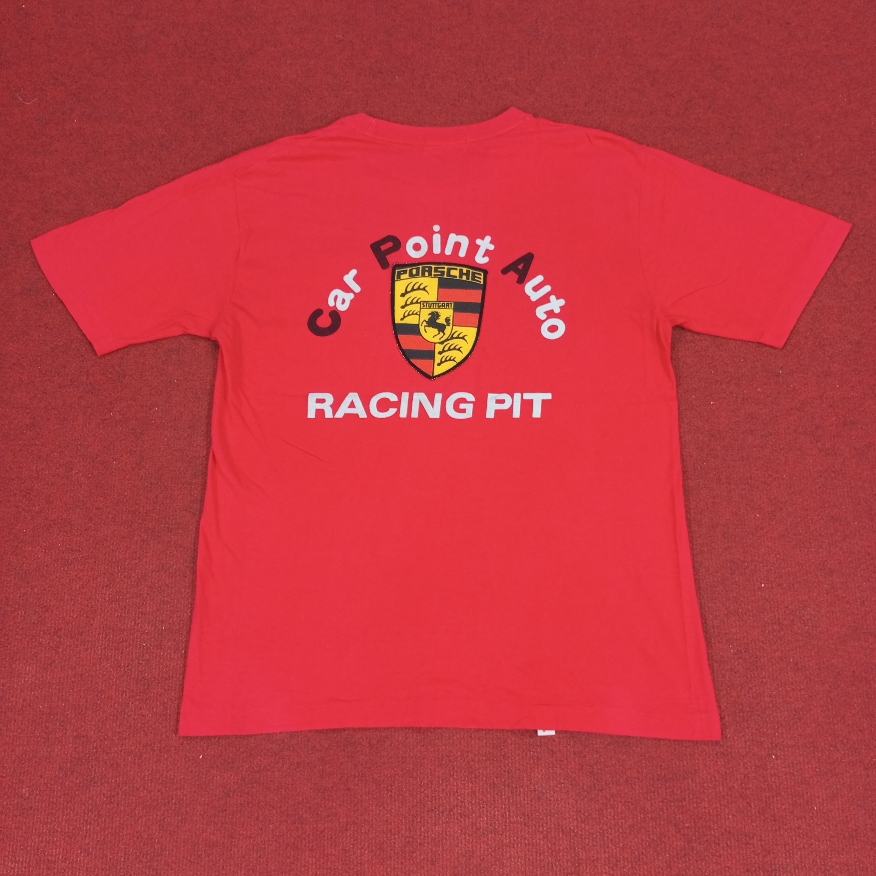 Porsche Racing Pit Motorsports Vintage Tshirt