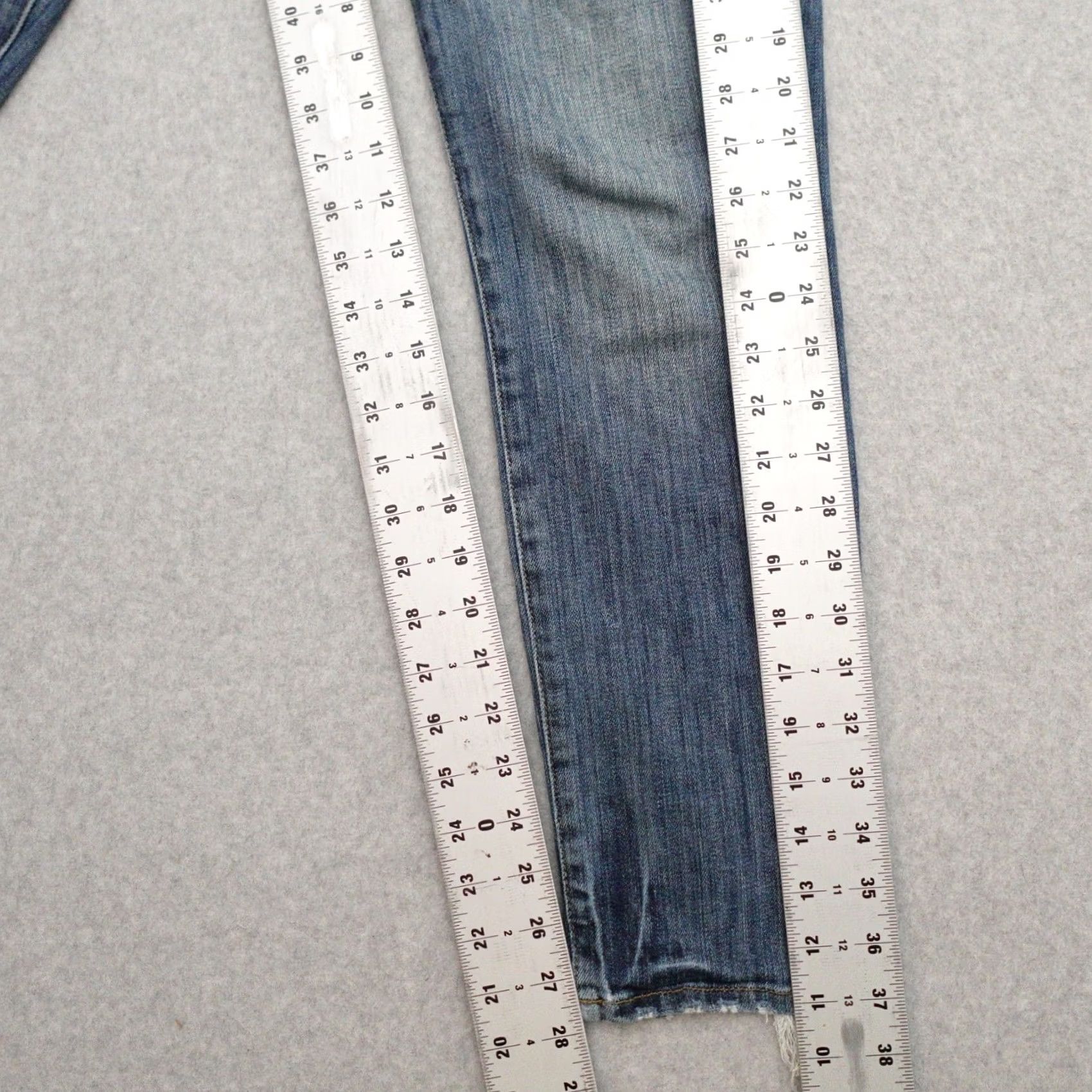 Frame FRAME Jeans 28x28 Blue Skinny Womens Relaxed Size 28" / US 6 / IT 42 - 6 Thumbnail