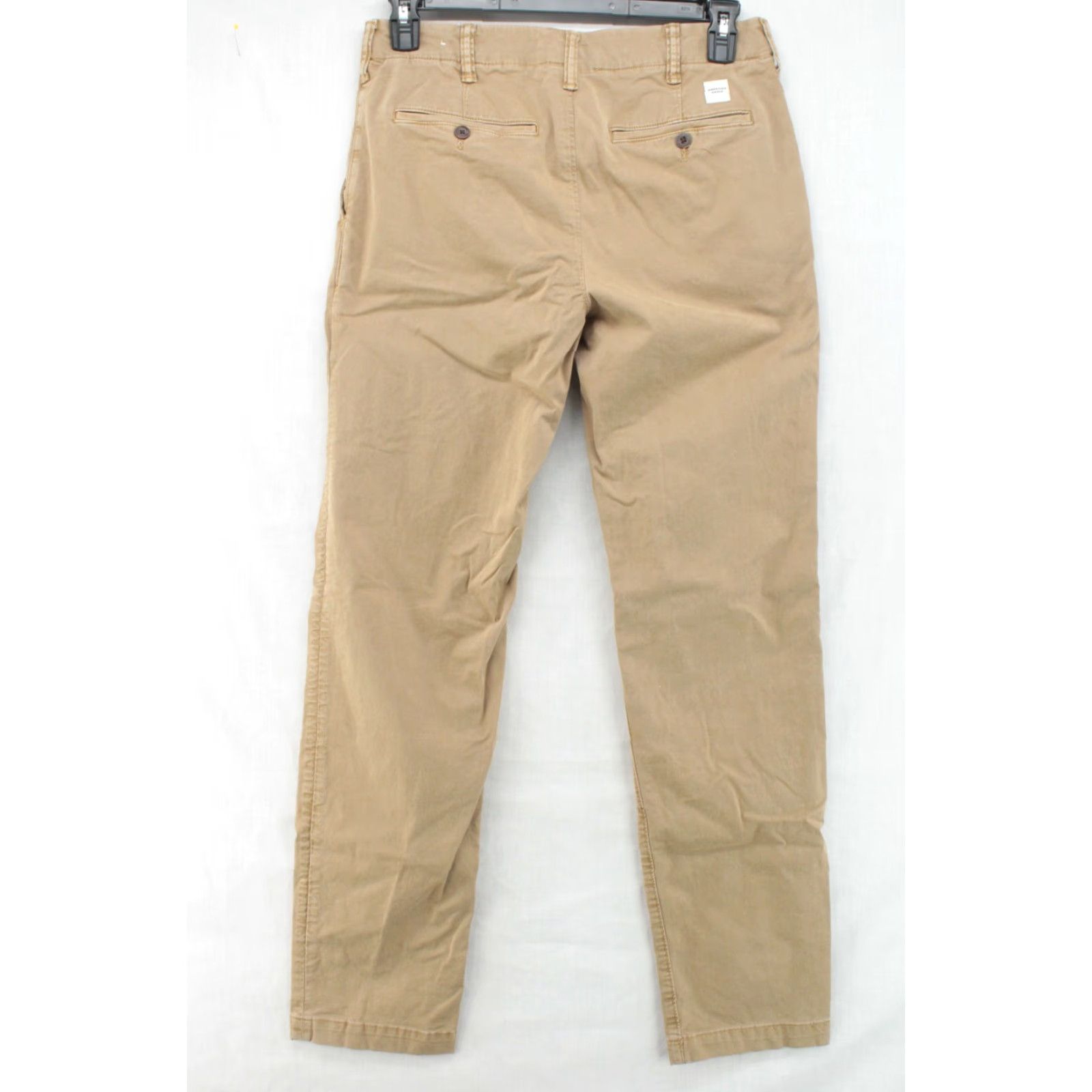 American Eagle Outfitters American Eagle Flex Pants 32x31.5 Slim Straight Tan Stretch Soft Preppy Mens Size US 32 / EU 48 - 7 Thumbnail