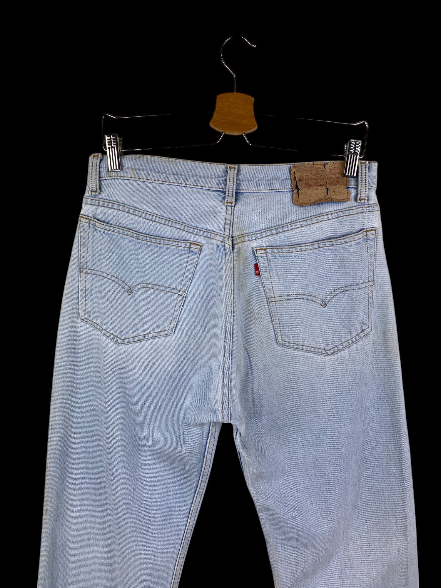 Levi's Vintage Clothing × Vintage W30x30 VINTAGE LEVIS 501 90s STONEWASH DIRTY button 555 Size US 30 / EU 46 - 4 Thumbnail