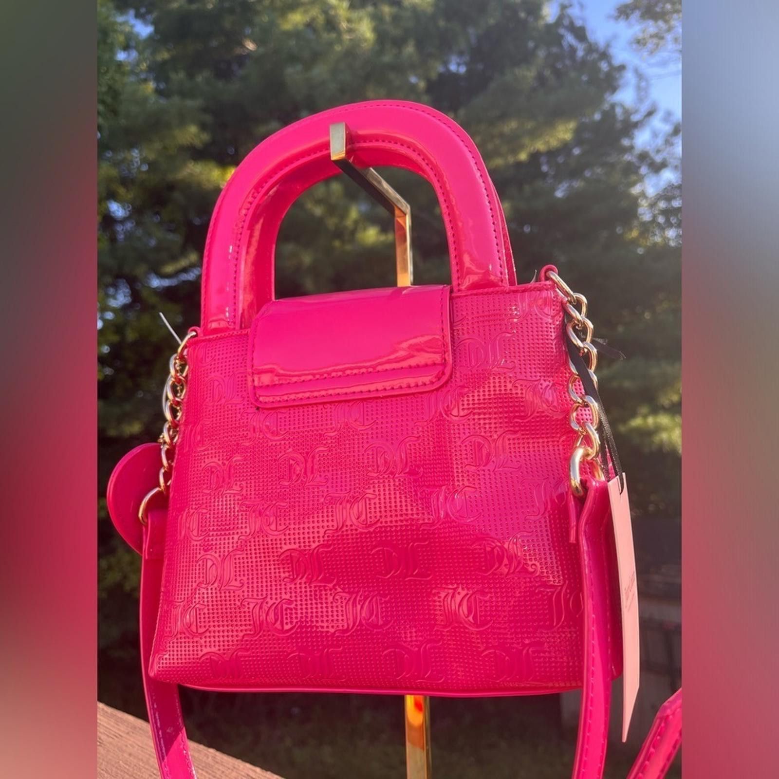 Juicy Couture Juicy Couture, Live Laugh, Pink Flash Crossbody Bag​​ NWT Size ONE SIZE - 4 Thumbnail