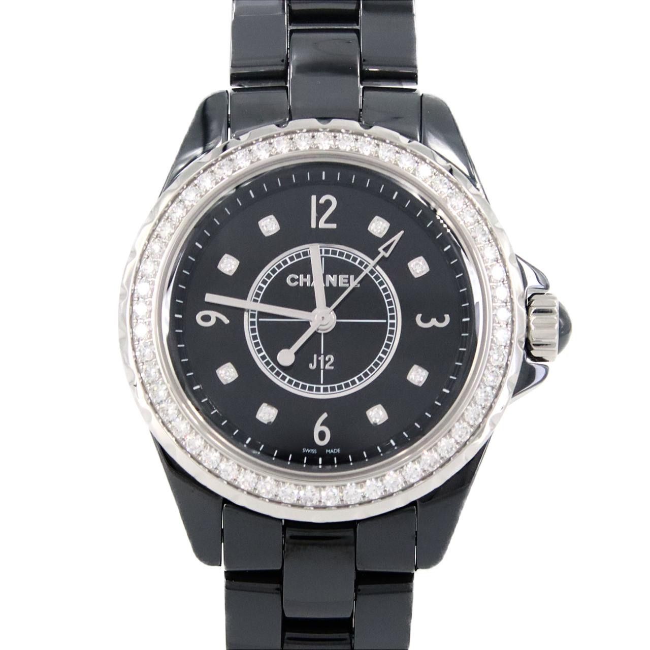 Chanel Chanel J12 Ceramic Glass / Ceramic Quartz H3108 DUTY FREE for USA