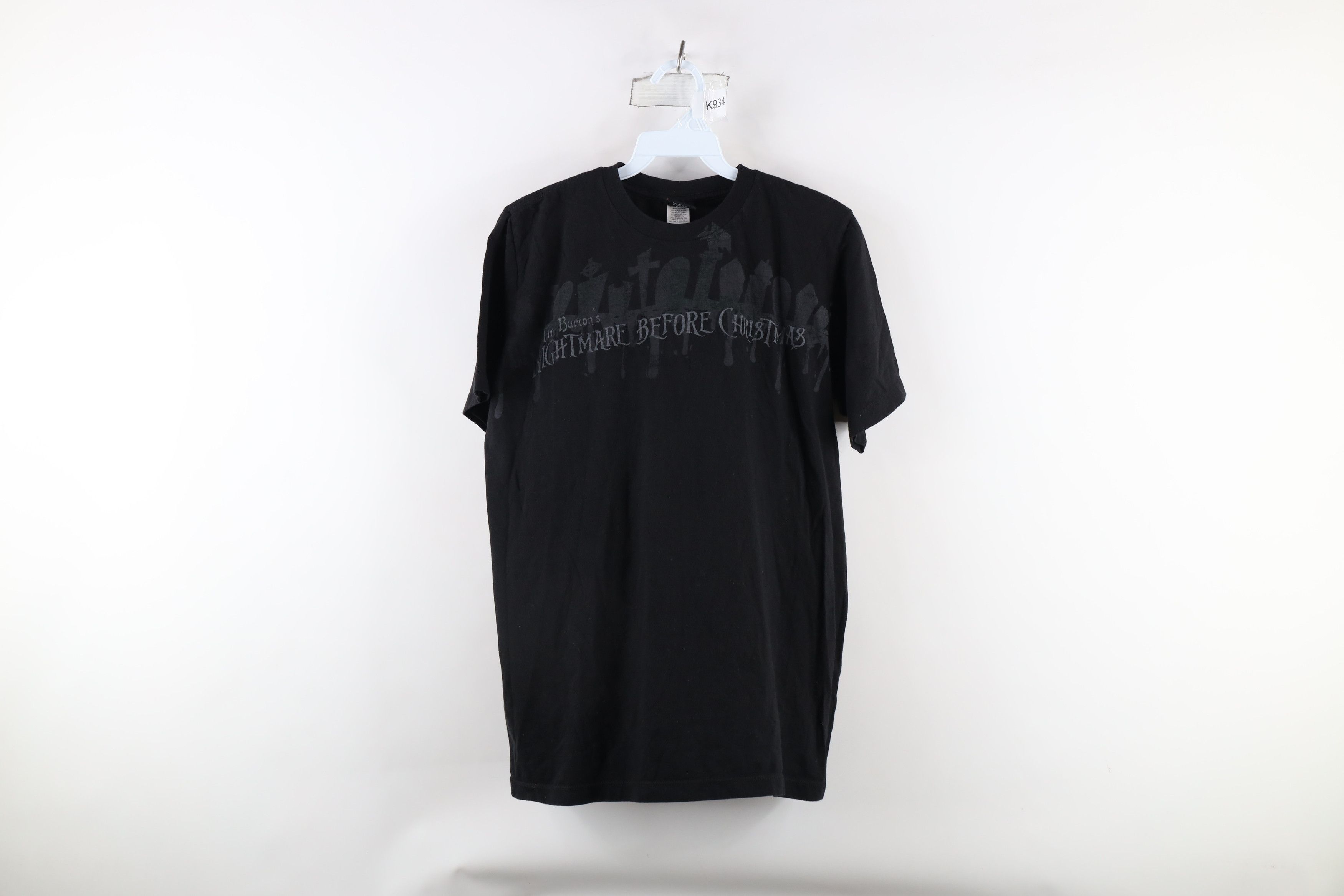 Vintage Vintage Tim Burtons The Nightmare Before Christmas T-Shirt Size US M / EU 48-50 / 2 - 1 Thumbnail