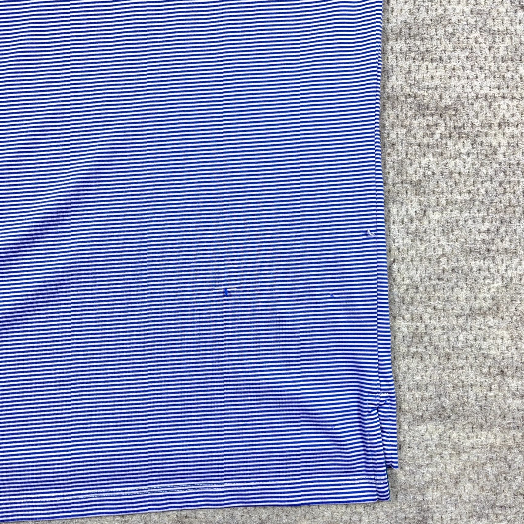 Vintage Greyson Polo Shirt Men XL Blue Striped Performance Quick Dry Golf Fincastle Size US XL / EU 56 / 4 - 6 Thumbnail