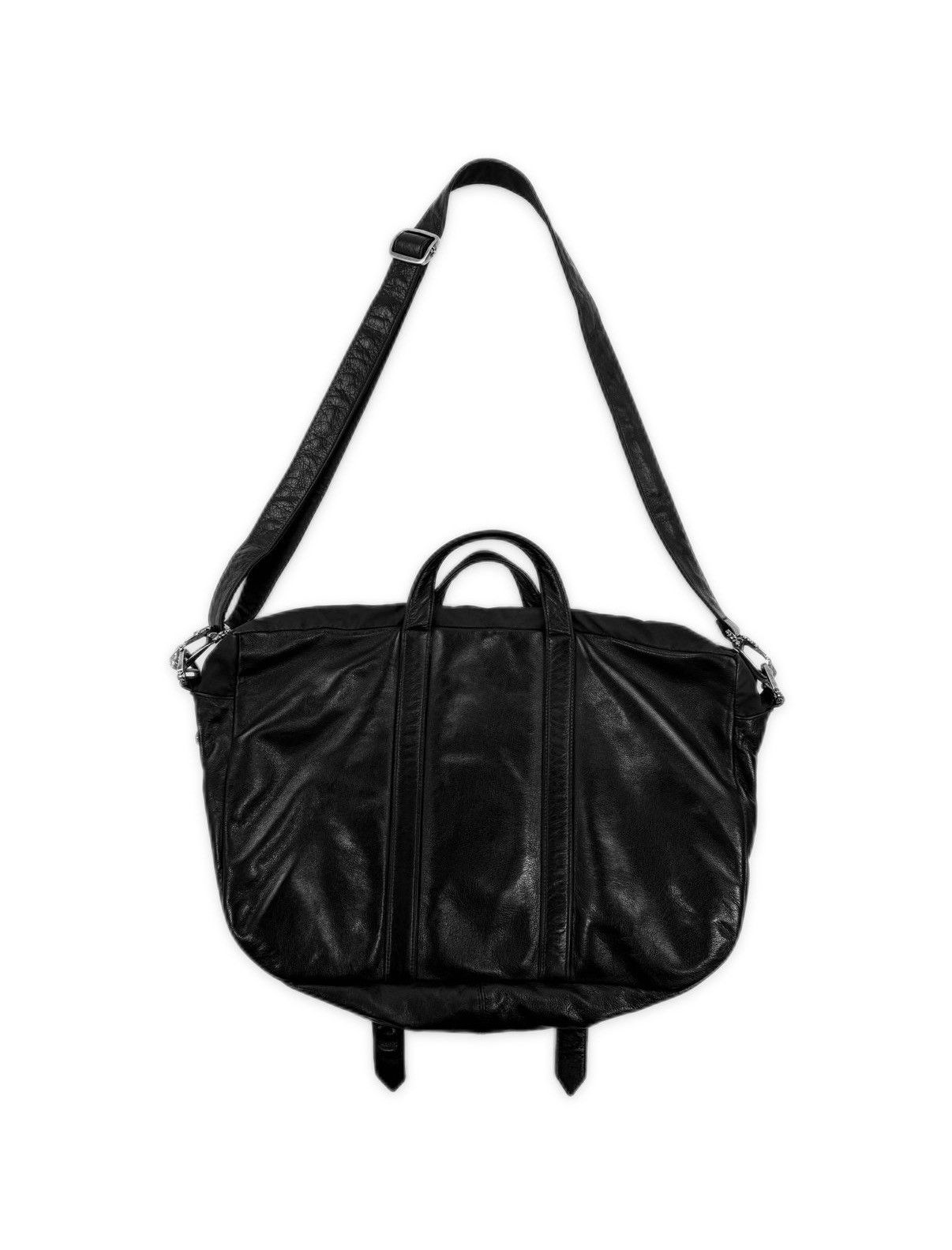 Chrome Hearts Chrome Hearts Cemetery Leather Cross Patch XL Messenger Crossbody Bag Size ONE SIZE - 8 Thumbnail