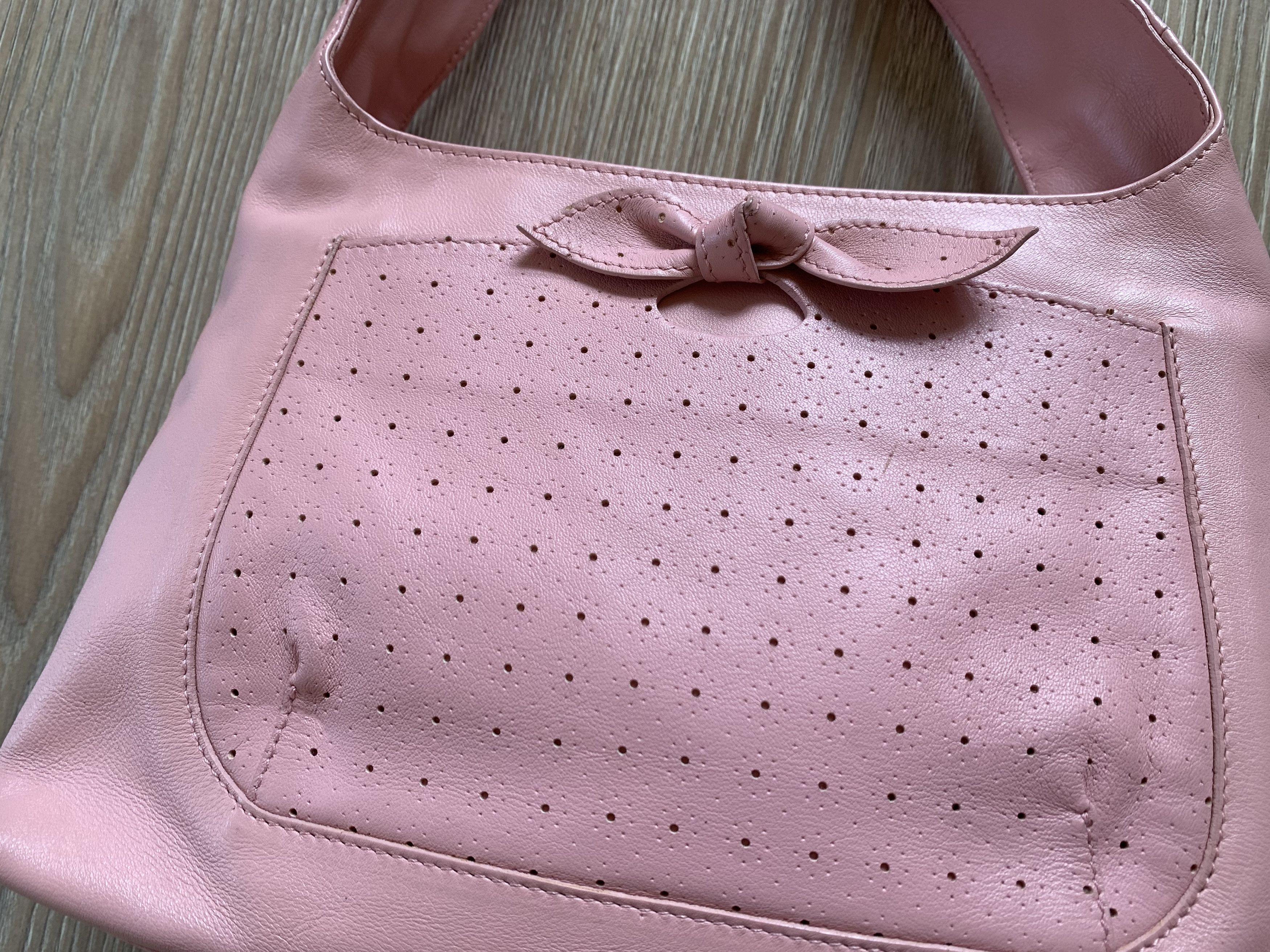 Designer Furla Rare Luxury Pink Leather Mini Bag Size ONE SIZE - 3 Thumbnail