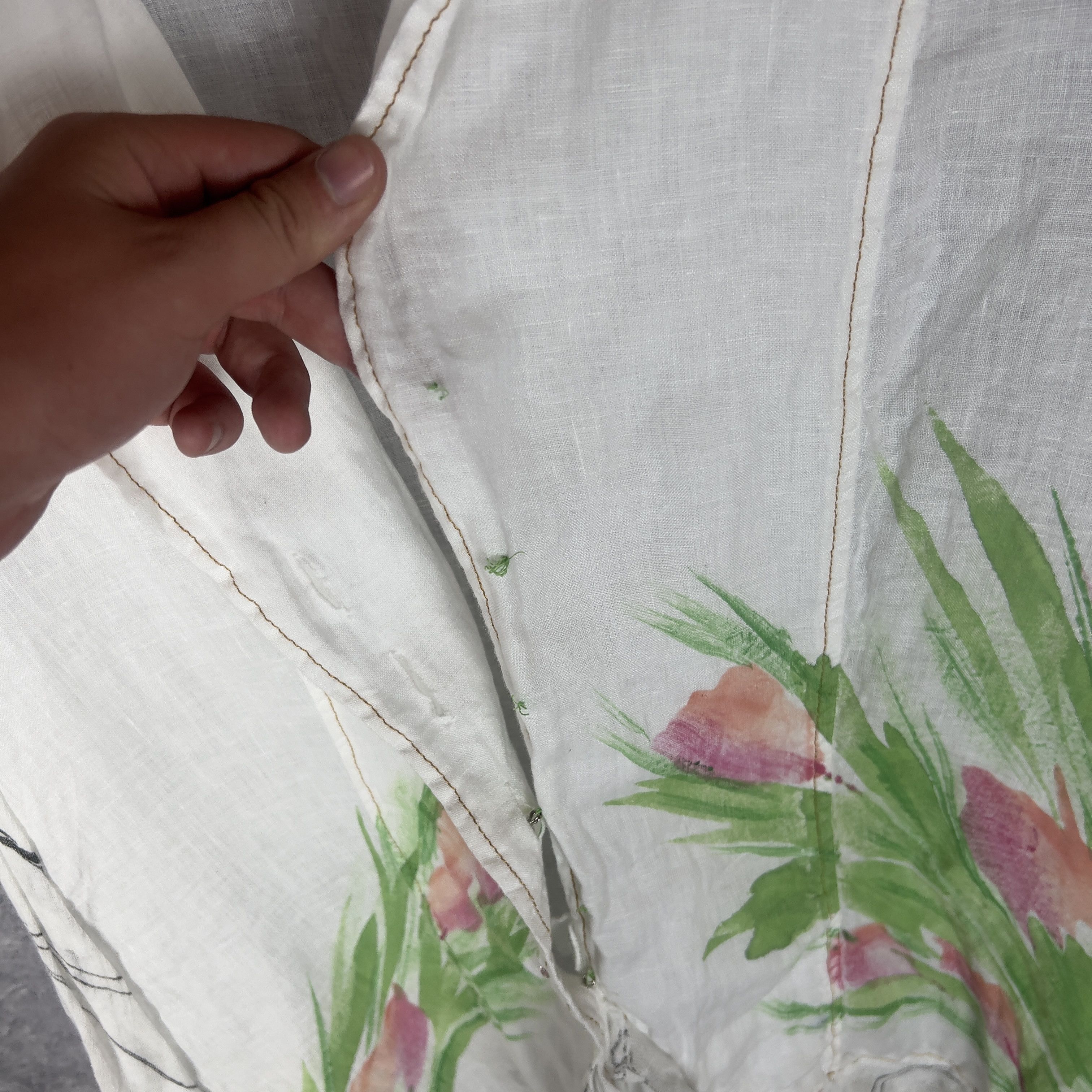 Elisa Cavaletti × Vintage Elisa Cavaletti Luxury Blouse Size 1 White Long Sleeve Size XS / US 0-2 / IT 36-38 - 8 Thumbnail