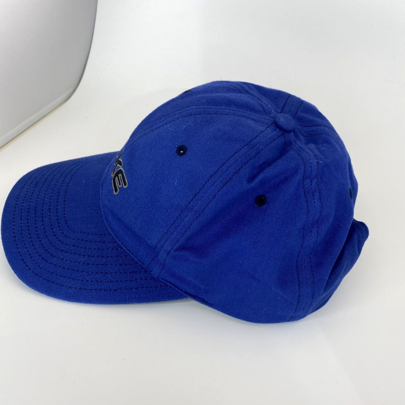 Nike Nike Hat Baseball Cap Unisex Adults One Size Blue Adjustable Swoosh Spell Out Cap Size ONE SIZE - 2 Thumbnail