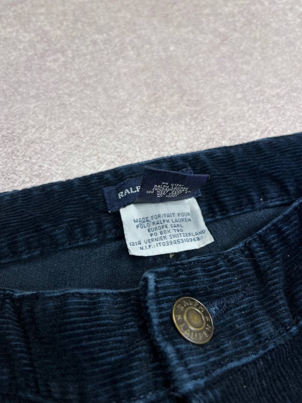 Polo Ralph Lauren × Vintage Vintage Ralph Lauren Womans Corduroy Velvet Chino Pants Y2K Size 36" / US 14 / IT 50 - 9 Thumbnail