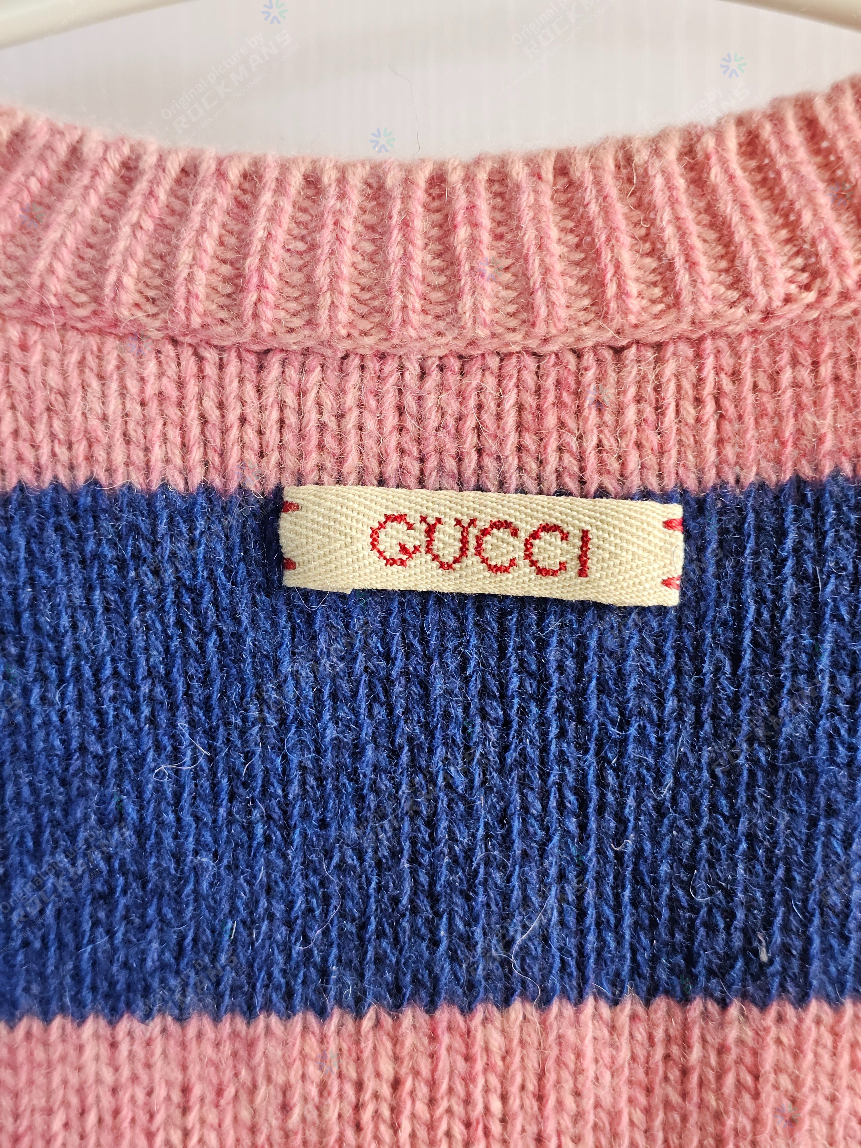 Gucci GUCCI Unisex Striped Cashmere Sweater Size S Size S / US 4 / IT 40 - 4 Thumbnail
