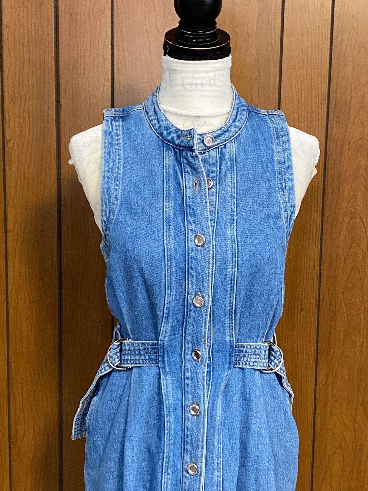 Derek Lam 10 Crosby Derek Lam 10 Crosby Side Buckle Denim Minidress size S Size S / US 4 / IT 40 - 2 Thumbnail