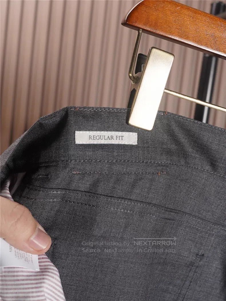 Brunello Cucinelli Brunello Cucinelli Fall/Winter Men's Wool Casual Pants Size US 40 / EU 56 - 6 Thumbnail