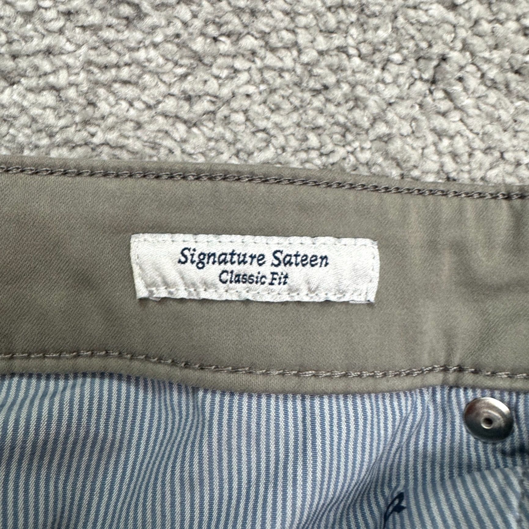 RVCA Peter Millar Signature Sateen Classic Fit Chino Pants Mens 32x26 Black 5-Pocket Design Straight Modern Casual Workwear Mens Size US 31 - 7 Thumbnail