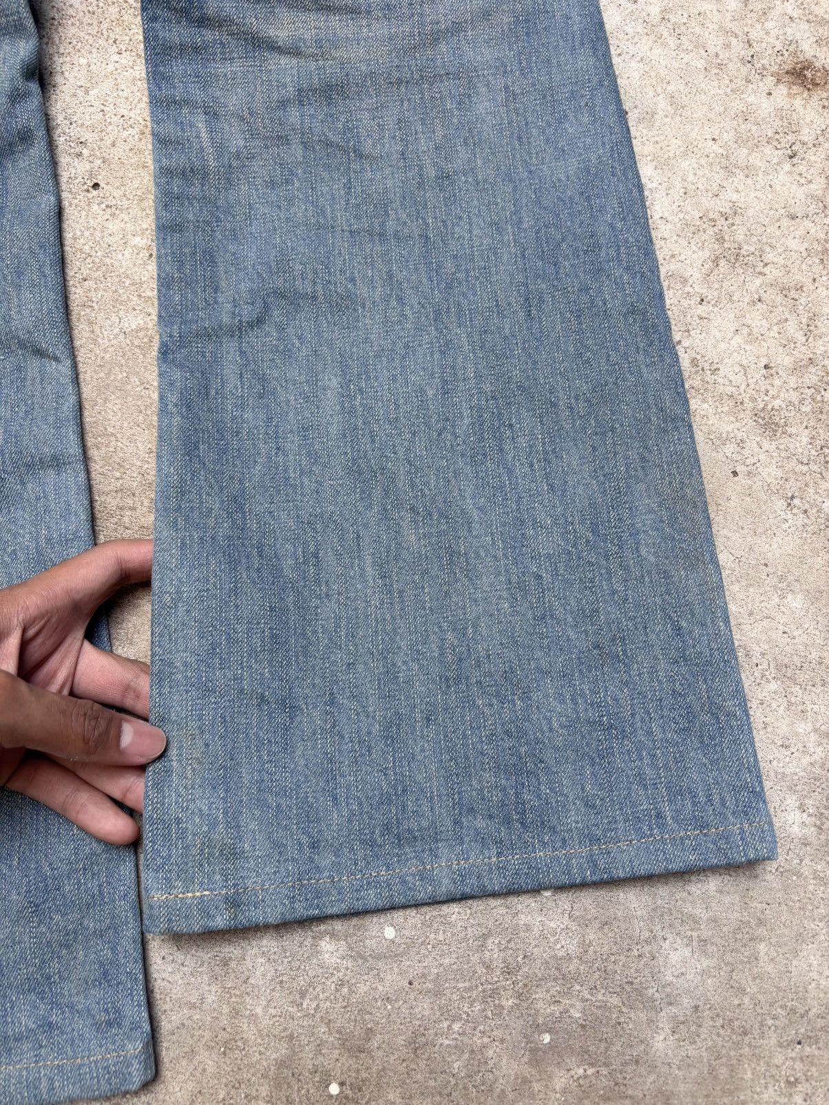 Le Grande Bleu (L.G.B.) RED PEPPER Indian Boot Cut Flared Jeans Denim Size 33 Size US 33 - 18 Thumbnail