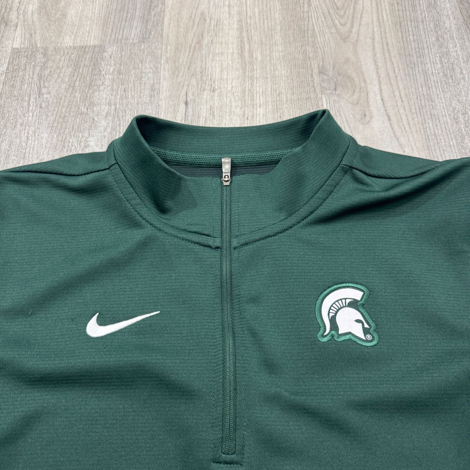 Nike Nike Michigan State Spartans 1/4 Zip Men's Small Sweatshirt Size US S / EU 44-46 / 1 - 3 Thumbnail