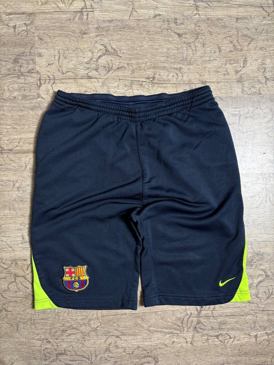 Nike Barcelona Nike Cotton Shorts SZ L soccer football Size US 34 / EU 50 - 1 Thumbnail