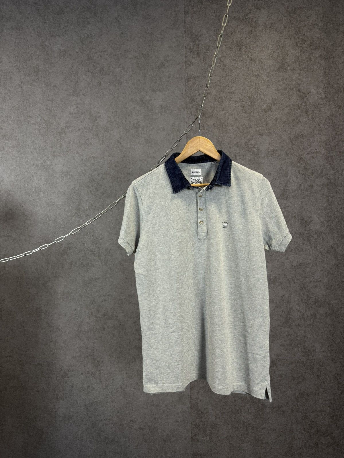 Diesel Diesel vintage designer logo polo tee Size US L / EU 52-54 / 3 - 1 Thumbnail