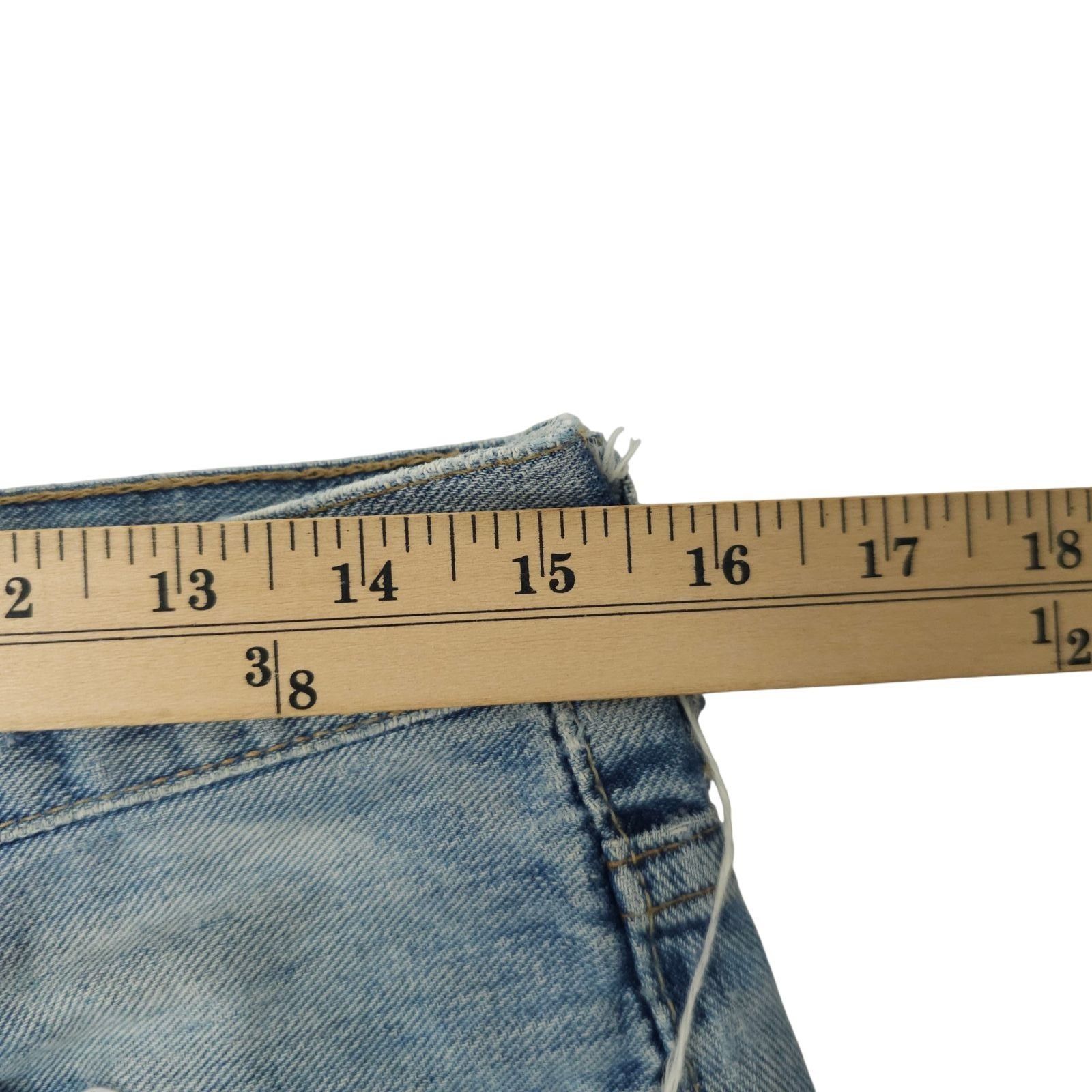American Eagle Outfitters American Eagle Straight Leg Jeans 31x32 (Fit 31x31.5) Distre Size US 31 - 16 Thumbnail