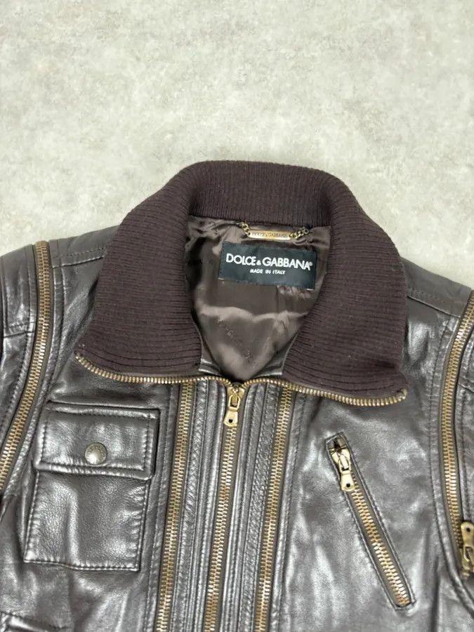 Dolce & Gabbana AW2003 Dolce & Gabbana Layered Multi Zip Leather Jacket Size US M / EU 48-50 / 2 - 6 Thumbnail