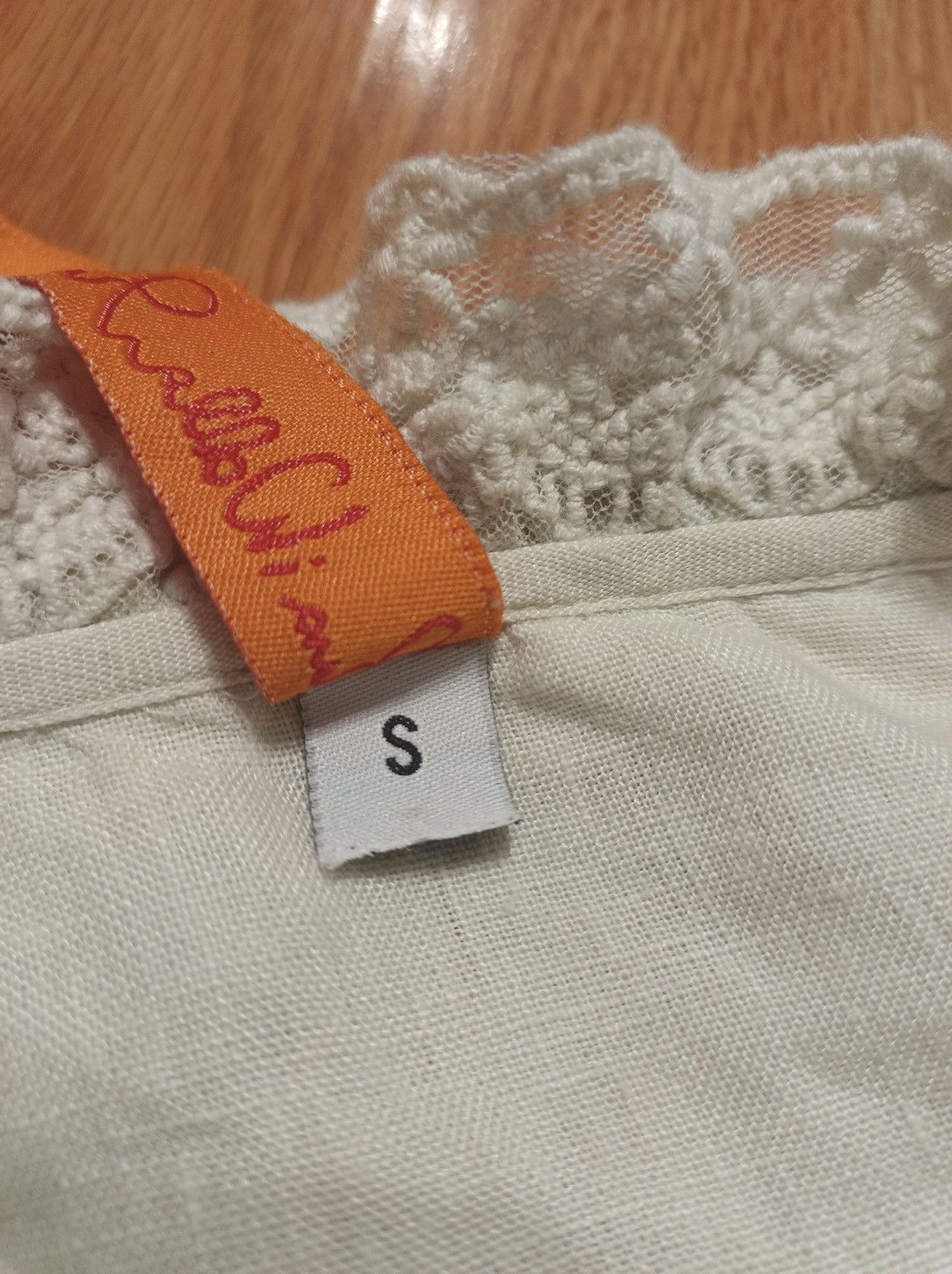 Designer Ewa i Walla Linen Beige Designer Blouse Jacket Size S Size S / US 4 / IT 40 - 7 Thumbnail
