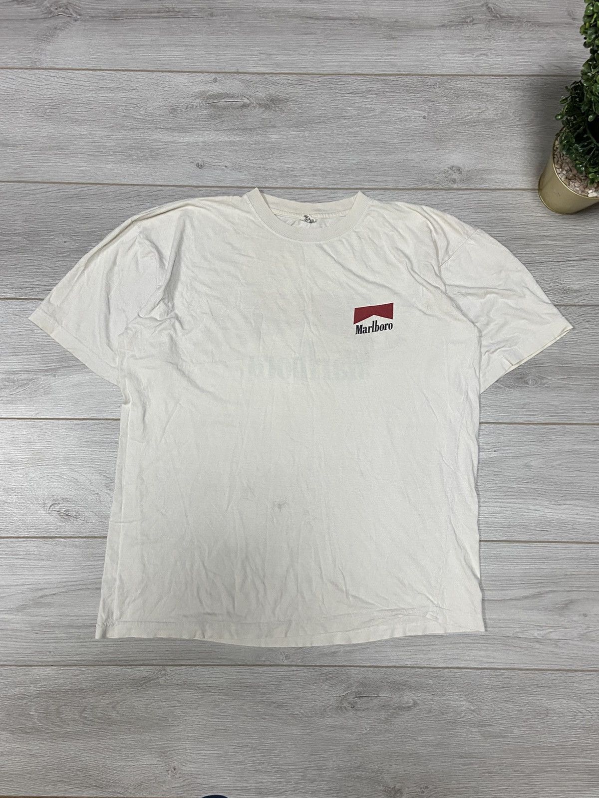 Marlboro Marlboro big logo vintage tee promo t-shirt Size US XL / EU 56 / 4 - 3 Thumbnail