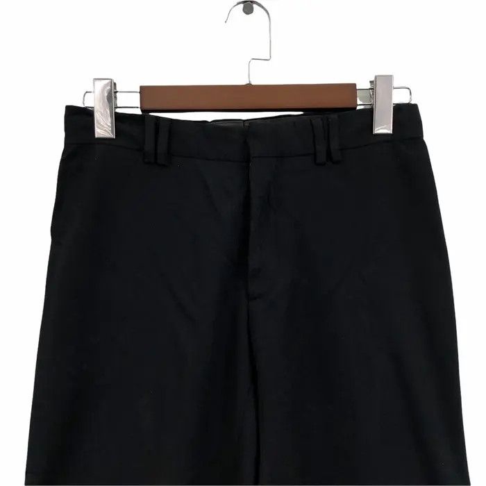 Other Vtg INTERMIX Made In ITALY Minimalist Black Casual Pant Size 32" / US 10 / IT 46 - 2 Thumbnail