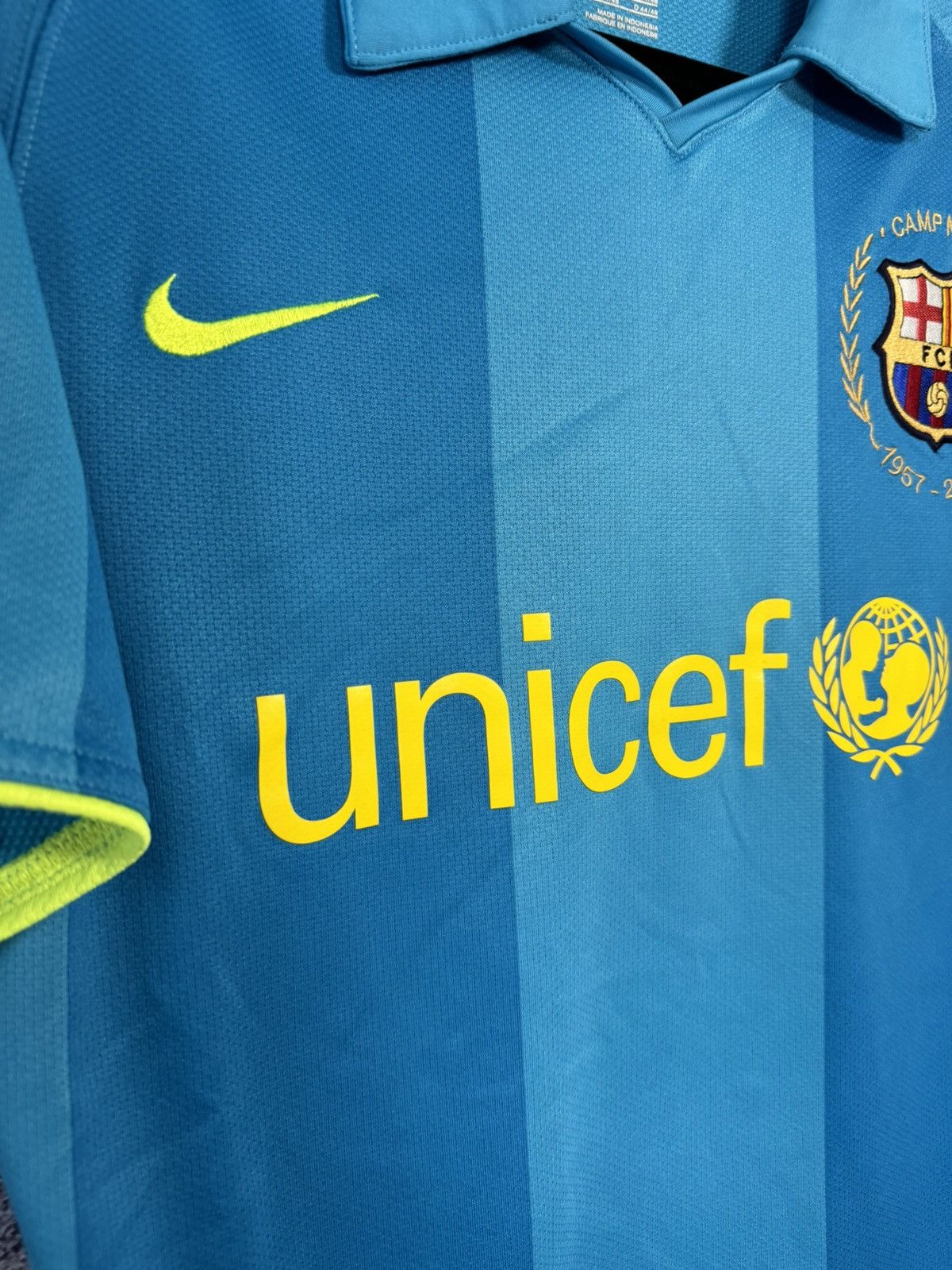 Nike × Vintage Vintage Barcelona 2007/08 Nike Soccer Jersey y2k blokcore Size US S / EU 44-46 / 1 - 6 Thumbnail