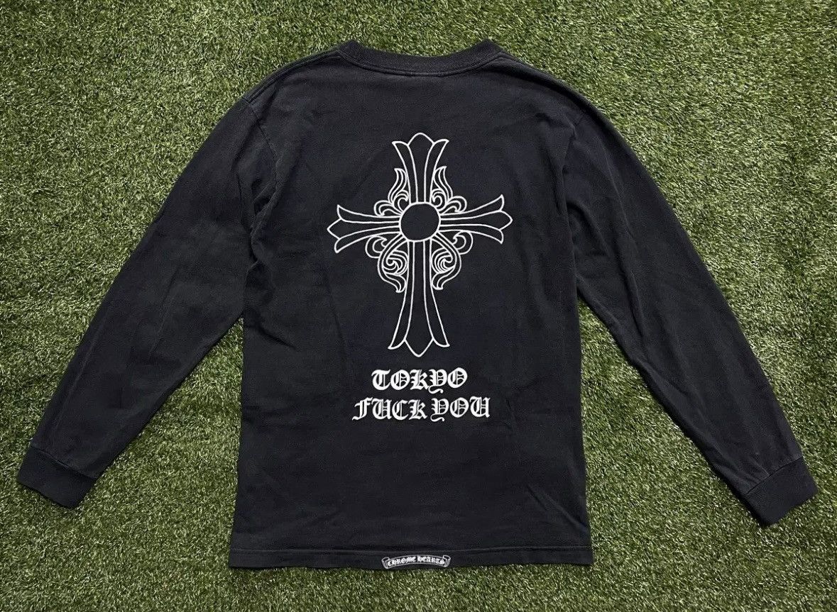 Chrome Hearts 🔥🔥Vtg CHROME HEARTS T Shirt 90s Longsleeve Belton