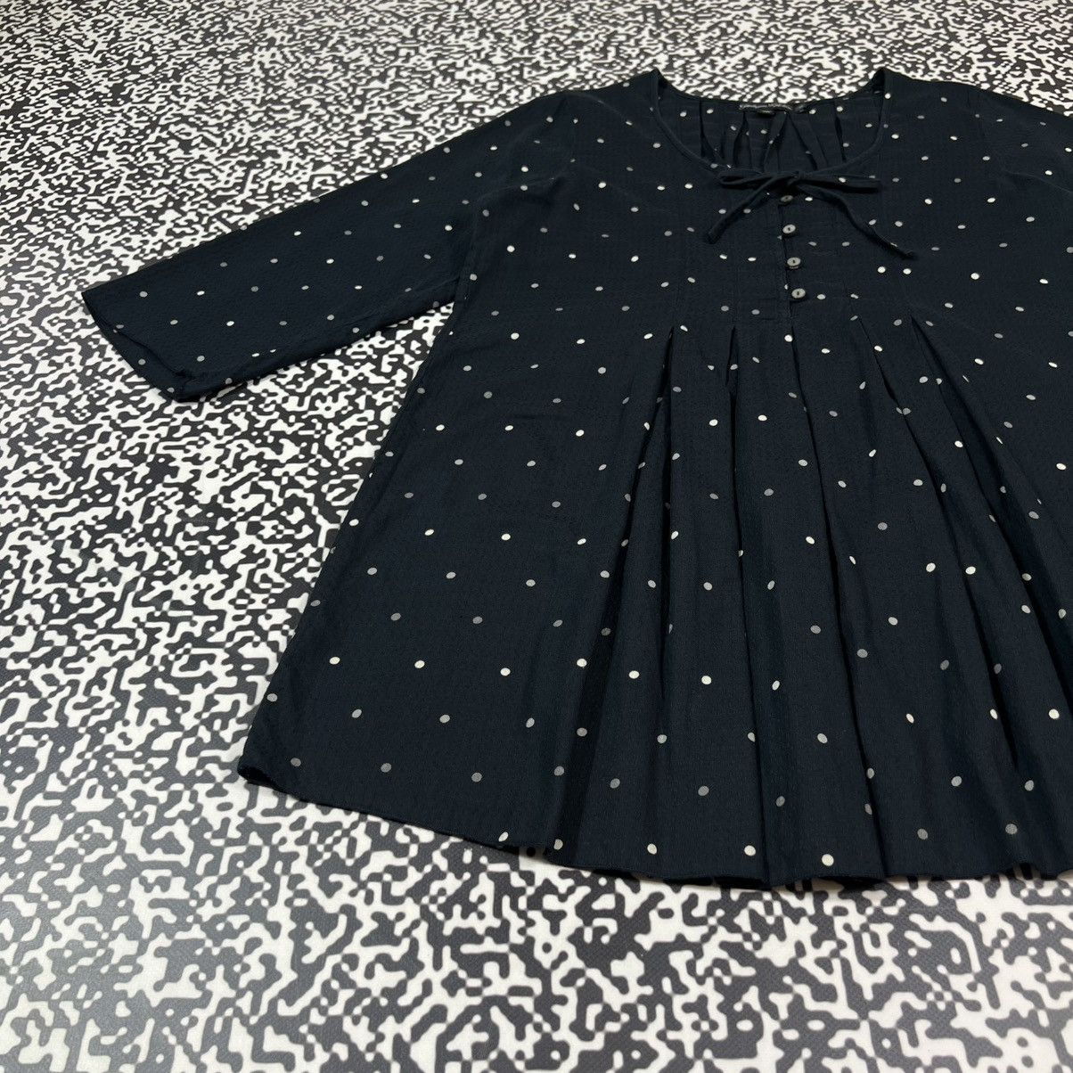 Gudrun Sjoden Vintage Y2K Gundrun Sjoden Polka Dot Retro Flared Mini Dress Size S / US 4 / IT 40 - 13 Thumbnail