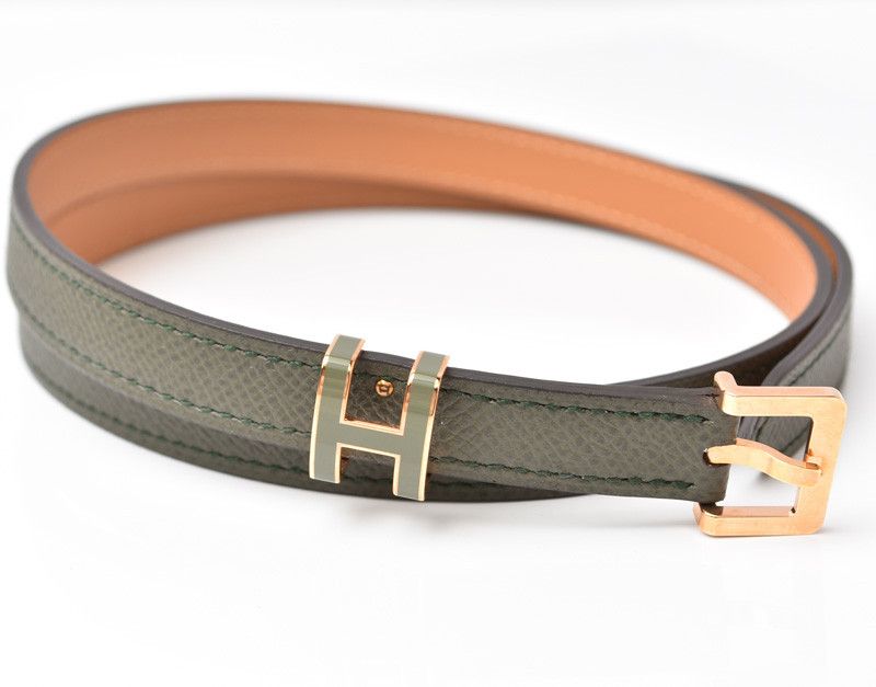 Hermes Hermes Belt Vaux Epson 70 Gold Hardware Leather Belt 24060401-h in Pristine Condition