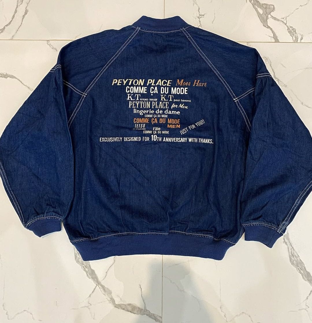 PPFM × Vintage 1995 PPFM 10th aniv bomber denim jacket Size US L / EU 52-54 / 3 - 1 Thumbnail