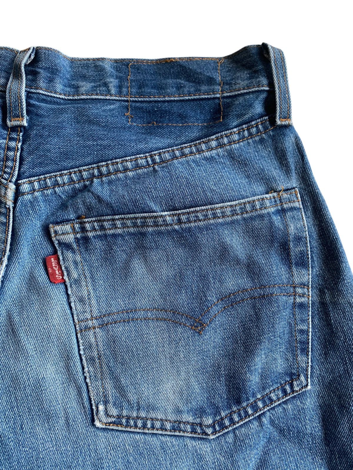 Levi's VINTAGE LEVIS 501XX BIG E SELVEDGE DISTRESSED DENIM Size US 29 - 7 Thumbnail