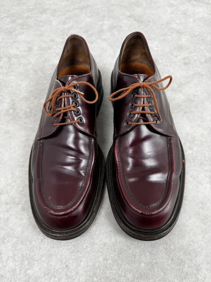 Gucci 2010s Gucci Bordeaux Leather Derbys Shoes Size US 10 / EU 43 - 2 Thumbnail