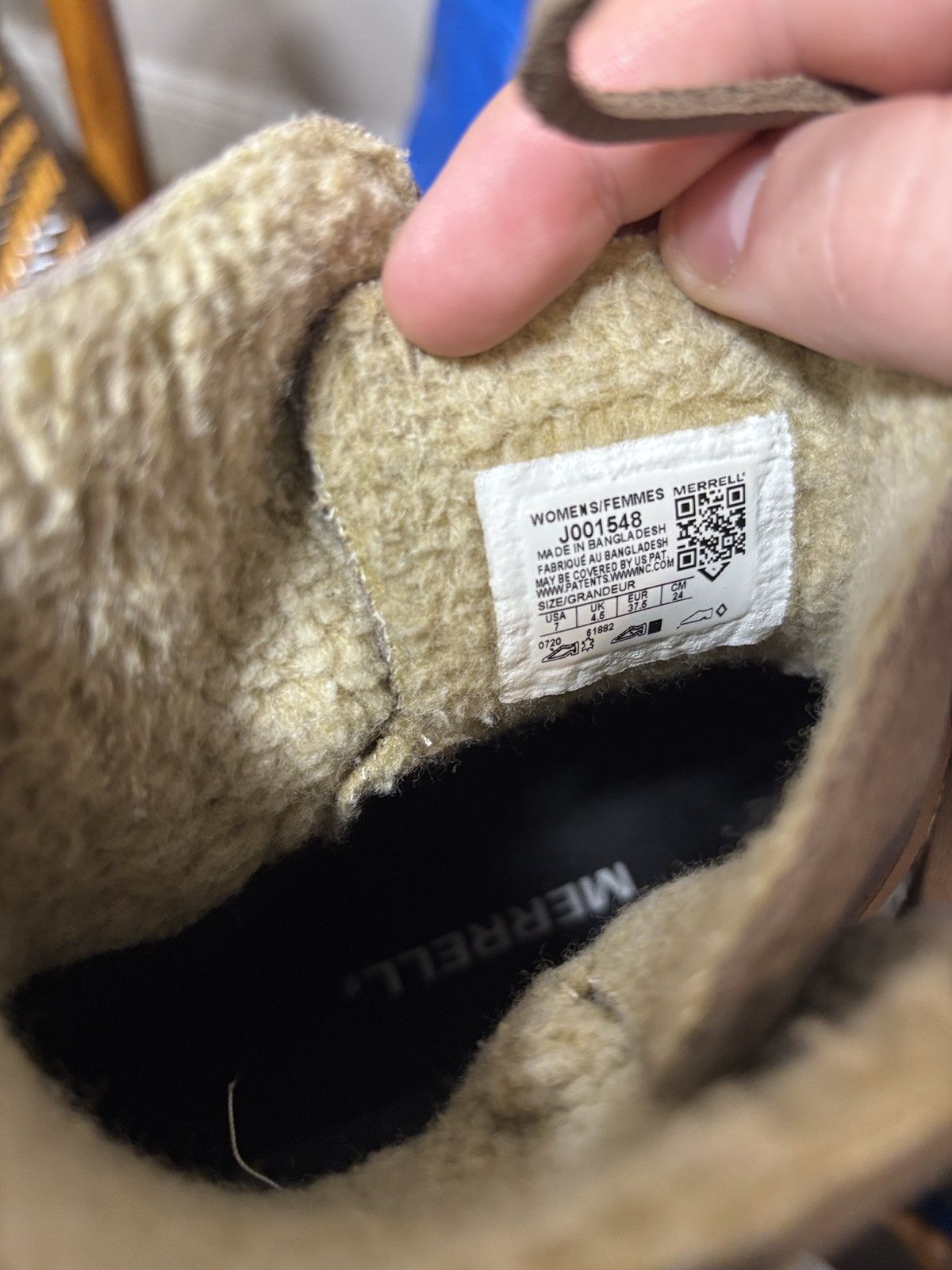 Merrell Merrell Juno Bluff Polar Waterproof Suede Ankle Snow Boots Size US 7 / IT 37 - 7 Thumbnail