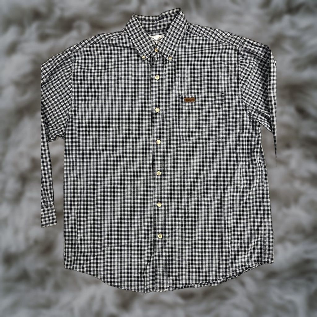 Carhartt Carhartt Shirt Men’s L Check Plaid Long Sleeve Button Down Navy Work Casual Size US L / EU 52-54 / 3 - 1 Thumbnail