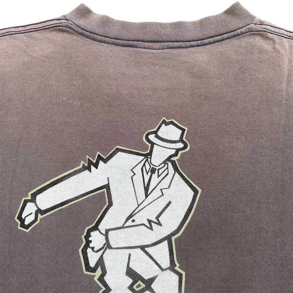 Stussy Vintage 90s Stüssy Ska Dancing Man Graphic Tee Faded Size US M / EU 48-50 / 2 - 8 Thumbnail