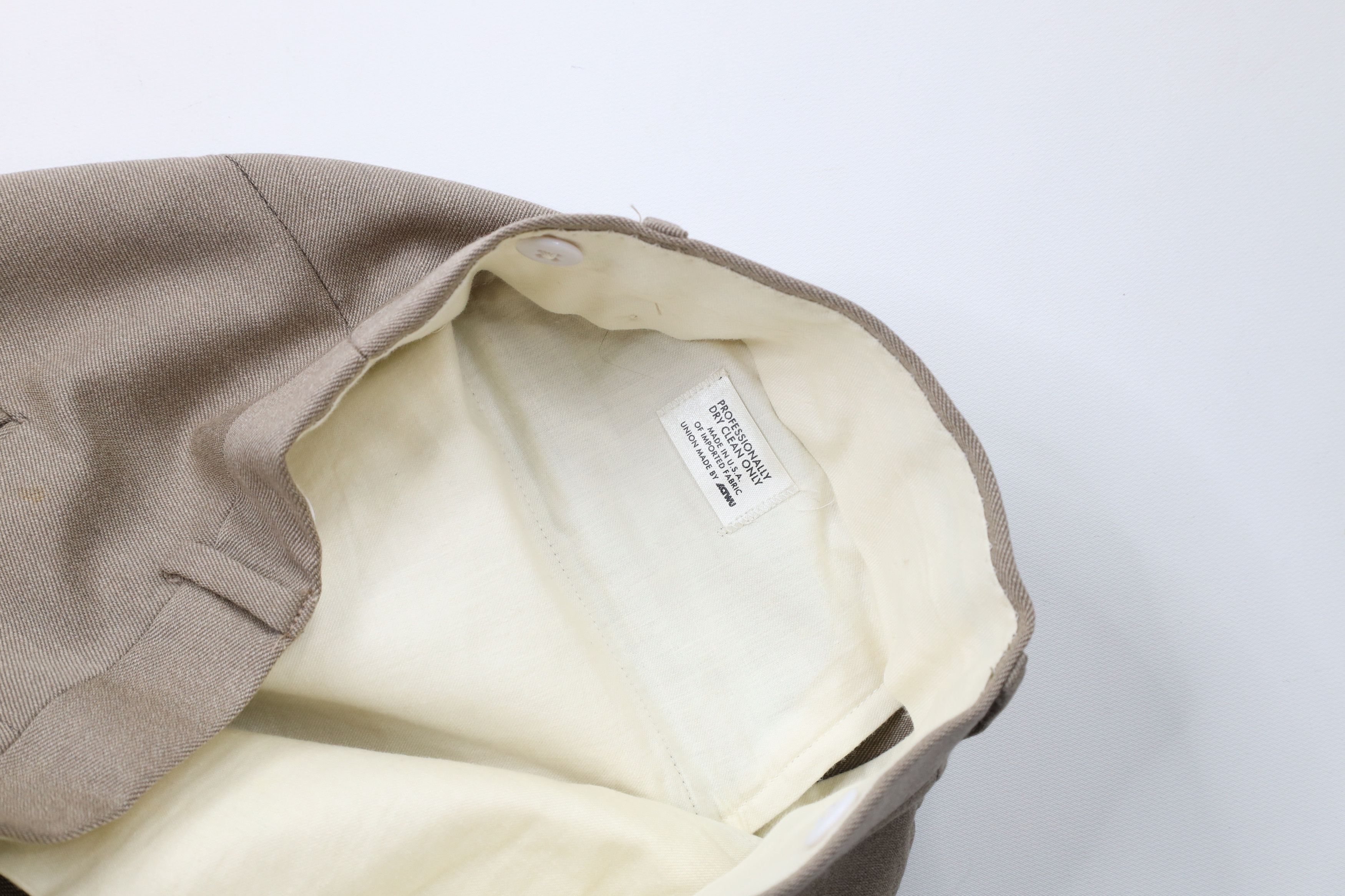 Vintage Vintage 70s Streetwear Cuffed Wide Leg Chino Pants USA Size US 34 / EU 50 - 8 Thumbnail