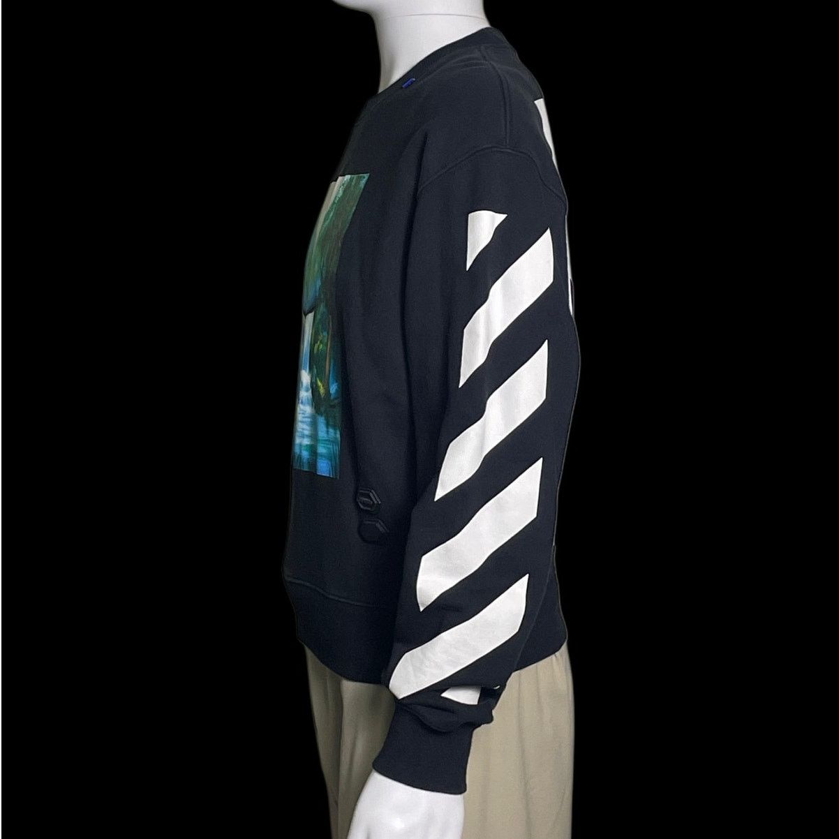 Off-White 2019 Off-White c/o Virgil Abloh Waterfall Over Sweatshirt Size US XXS / EU 40 - 5 Thumbnail