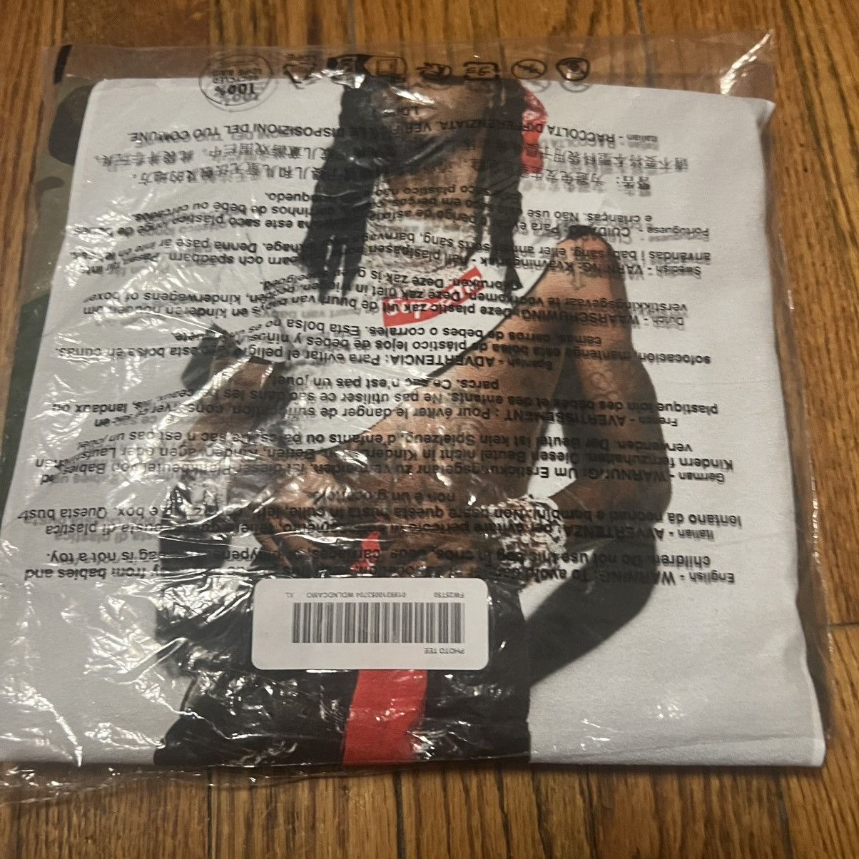 Supreme In Hand Supreme Playboi Carti Photo Tee Woodland Camo XL Size US XL / EU 56 / 4 - 4 Thumbnail