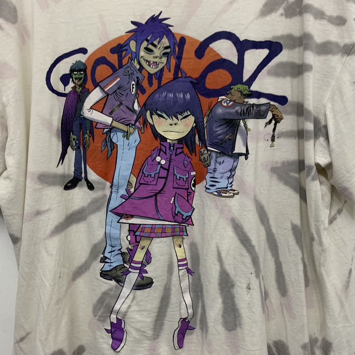 Band Tees Gorillaz Tie Dye band t-shirt Size US M / EU 48-50 / 2 - 4 Thumbnail