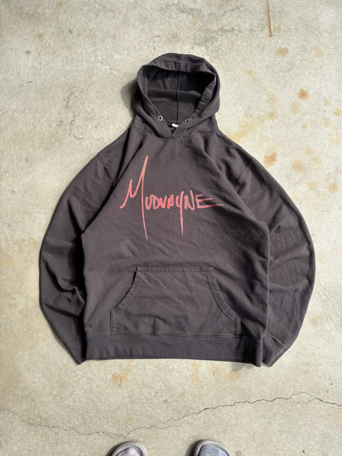 Band Tees Vintage Early 2000s Mudvayne Metal Band Faded Black Hoodie Size US XL / EU 56 / 4 - 1 Thumbnail