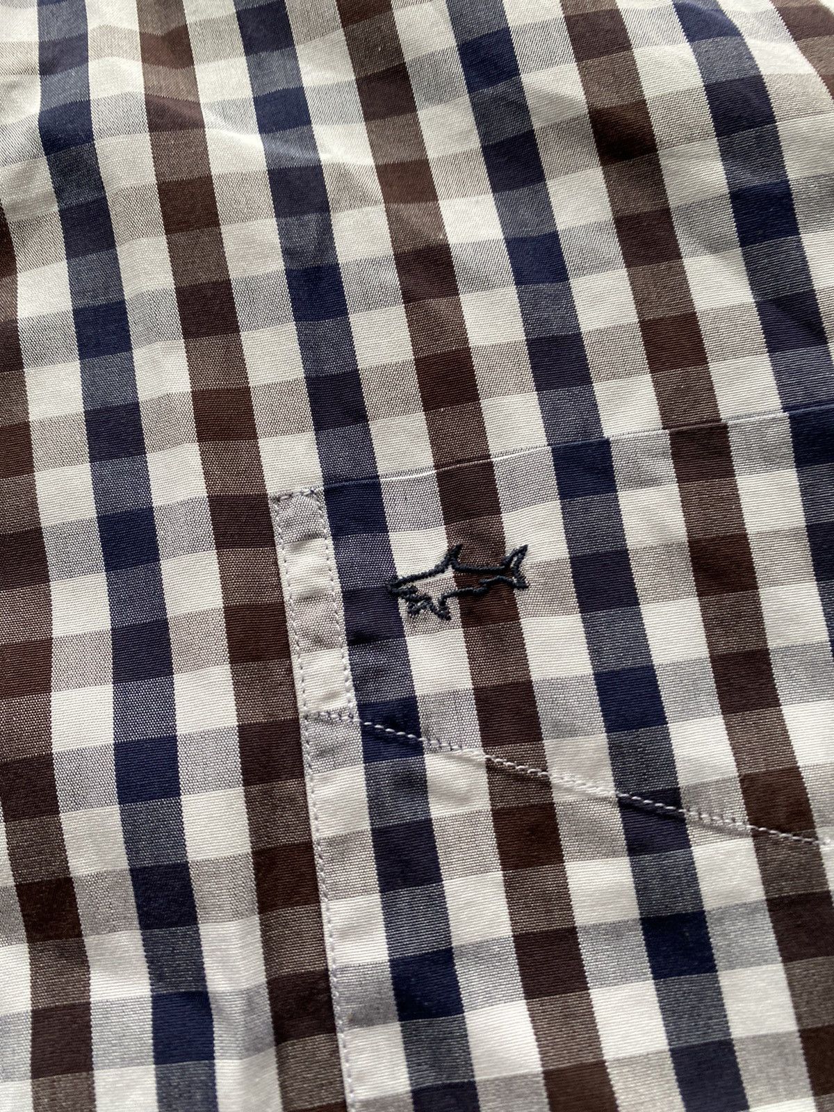 Paul & Shark Paul & Shark Yachting Geometric Shirt Button Made in Italy Size US XL / EU 56 / 4 - 8 Thumbnail