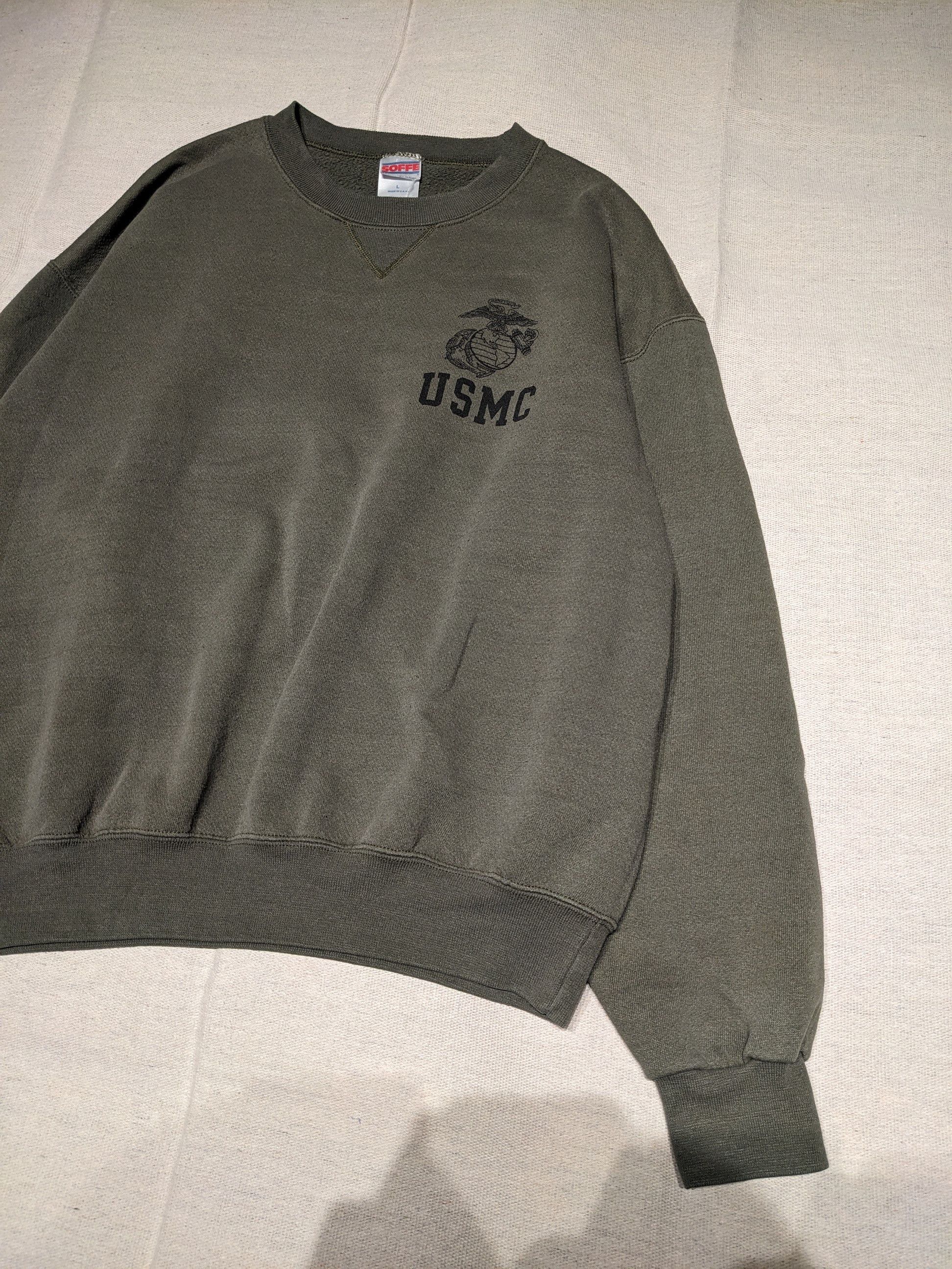 Vintage Vintage USMC crewneck men's L Size US L / EU 52-54 / 3 - 2 Thumbnail