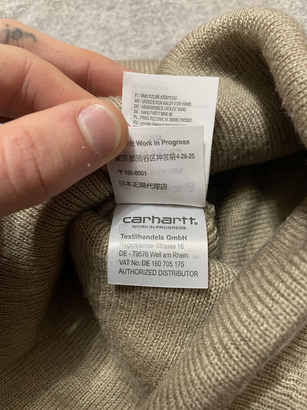 Carhartt Vintage Carhartt Beanie Hat Size ONE SIZE - 7 Thumbnail