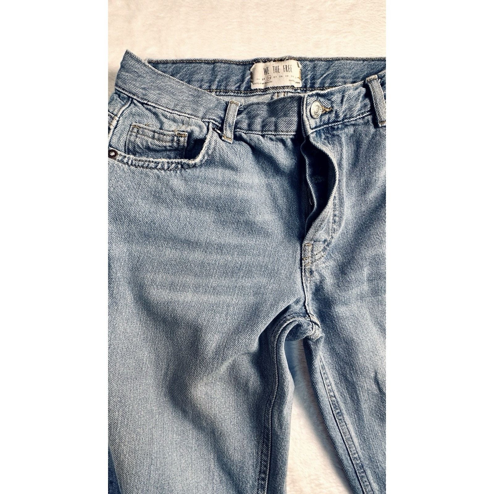 Free People We The Free By. Free People Ripped Jeans Womens 26 Blue Stra Size 26" / US 2 / IT 38 - 11 Thumbnail