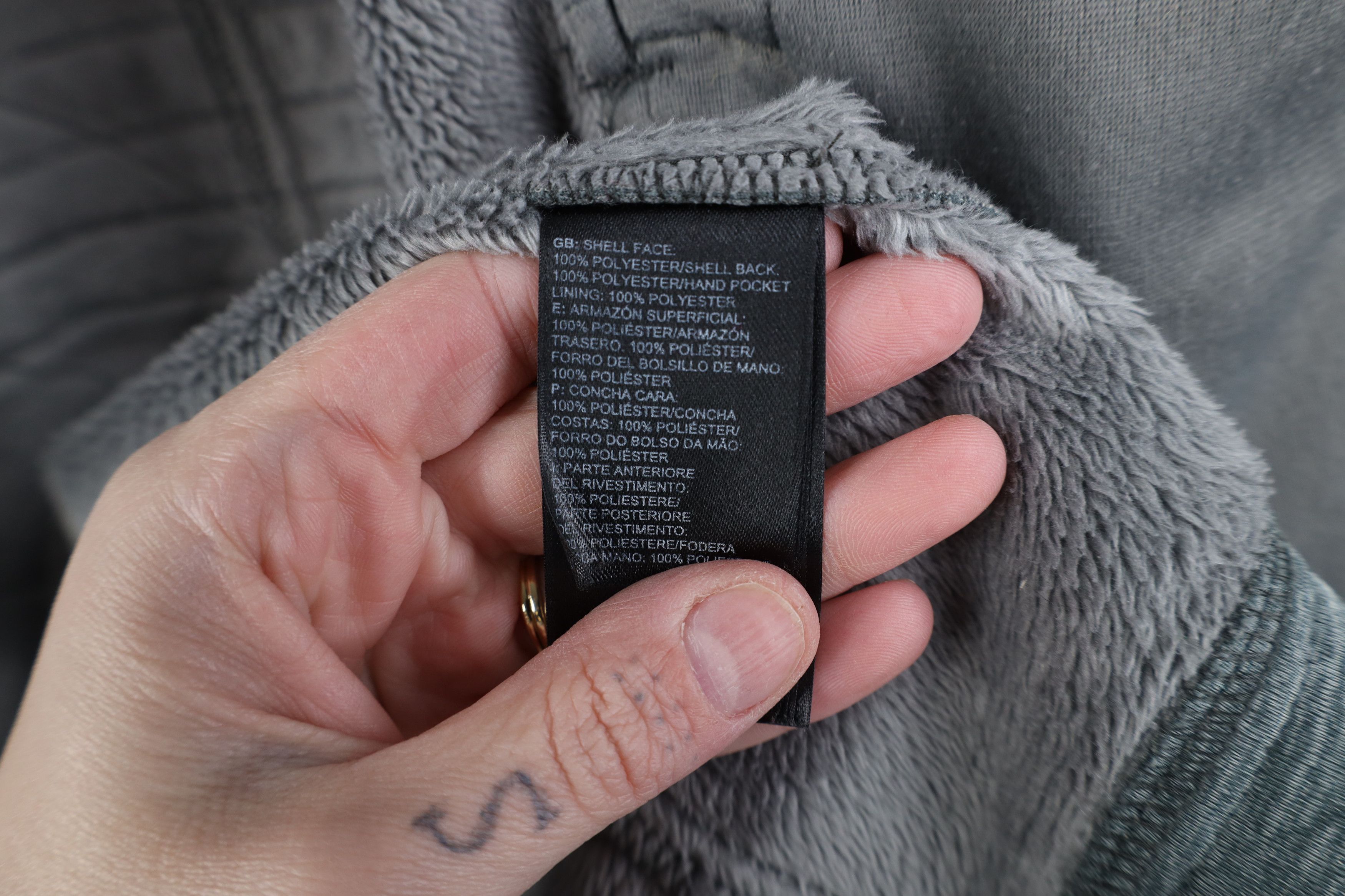 The North Face Vintage Y2K The North Face Quilted Fleece Lined Jacket Gray Size L / US 10 / IT 46 - 11 Thumbnail
