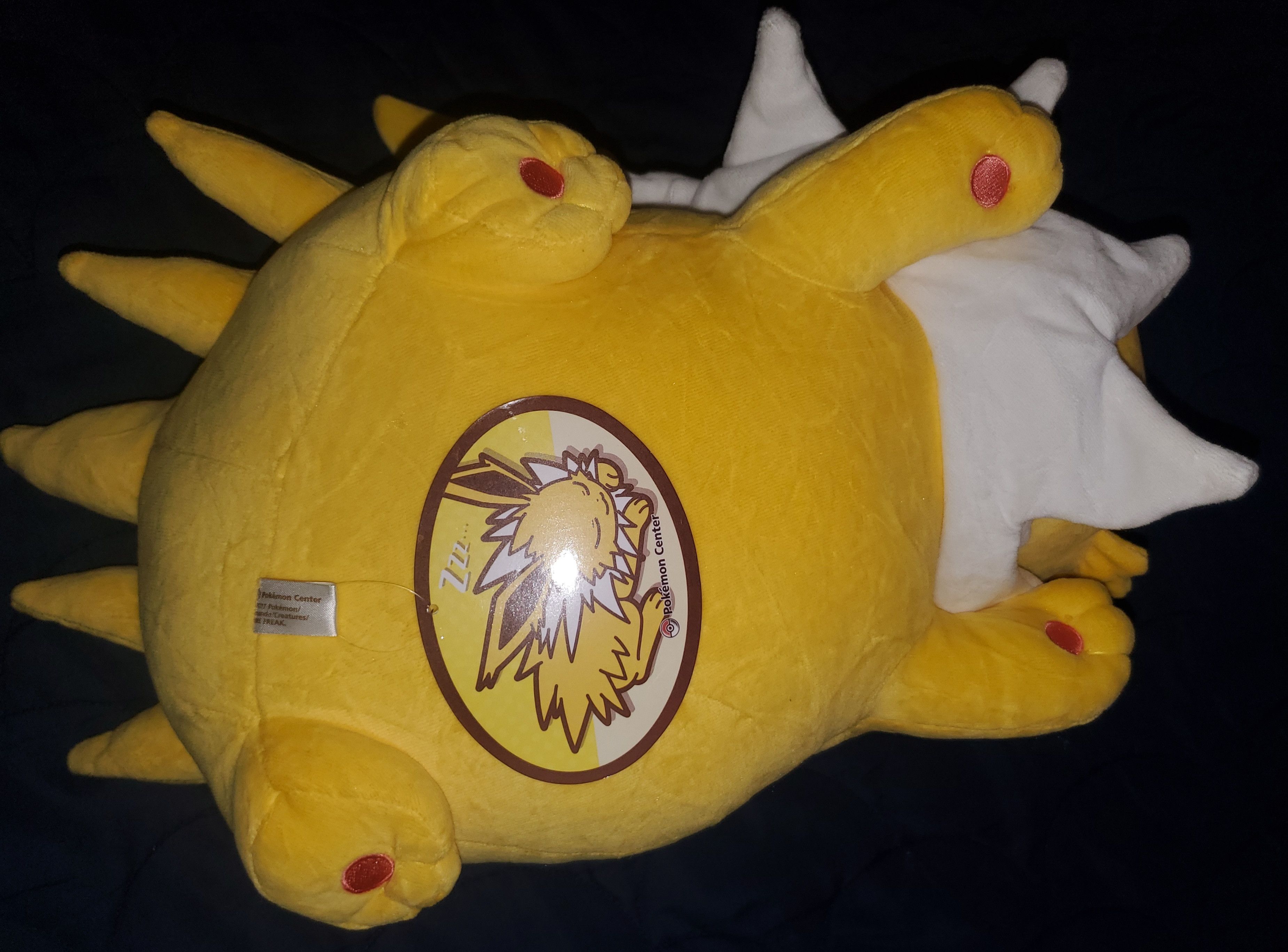 Pokemon Pokemon Center Jolteon Sleeper Plush Eeveelution Authentic Size ONE SIZE - 5 Thumbnail