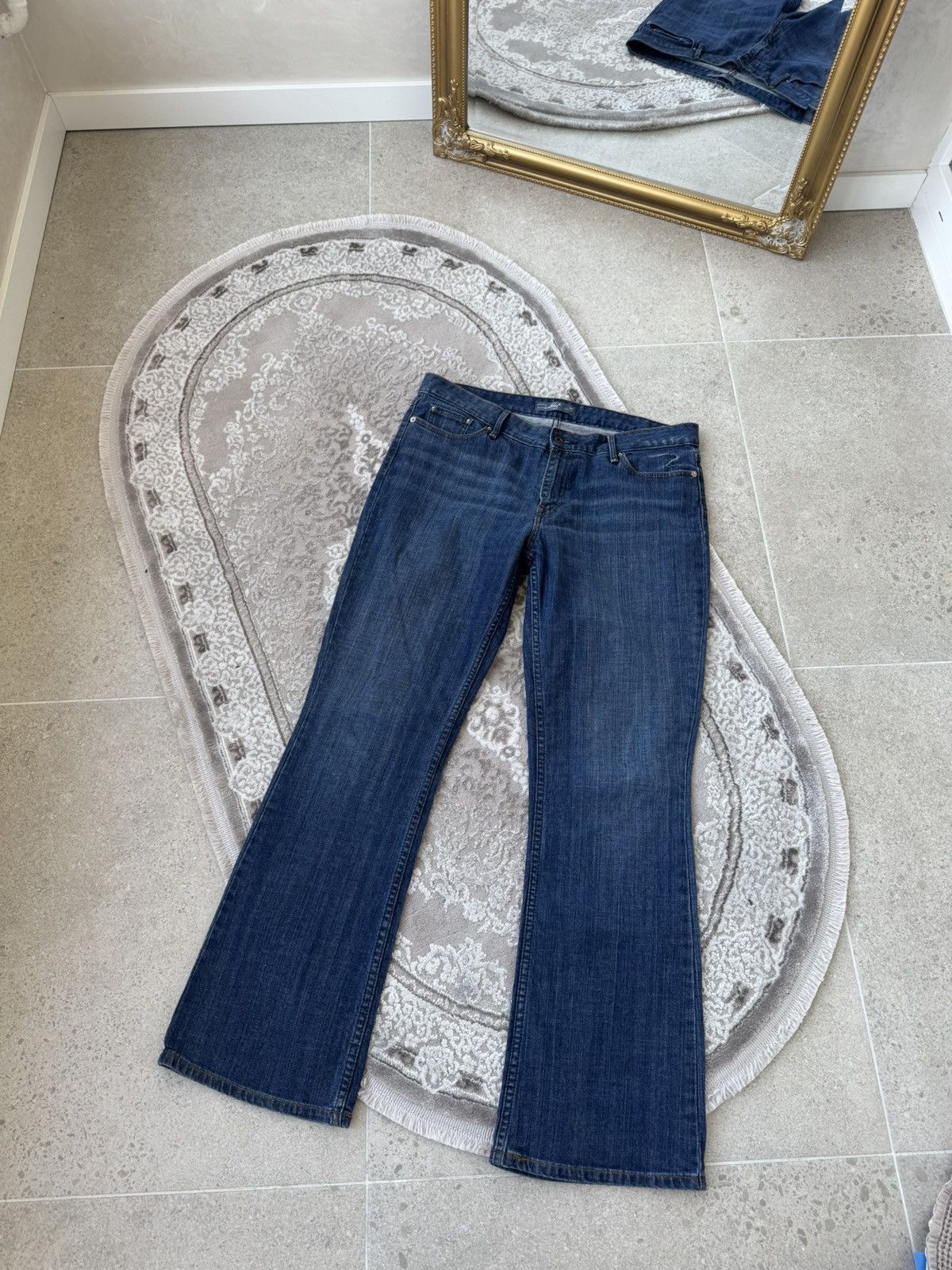 Levi's Vintage Levi’s 512 Bootcut Flared Blue Denim Jeans Y2K Size US 32 / EU 48 - 9 Thumbnail